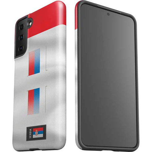 Serbia Soccer Flag Galaxy S21 Plus 5G Pro Case